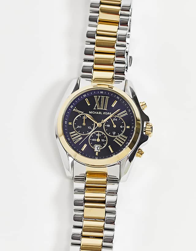 asos Michael Kors Bradshaw mix metal bracelet watch MK5976