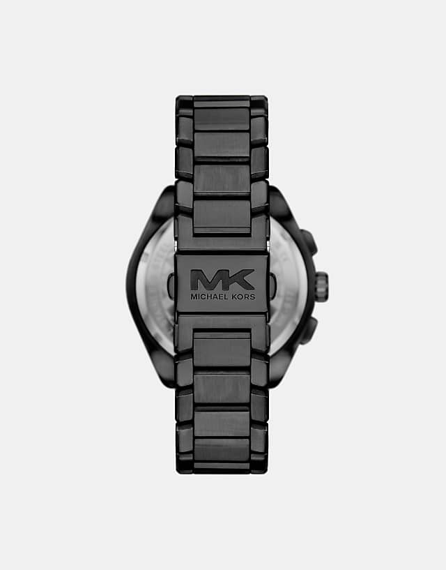 Asos Michael Kors Men's Accelerator 2.0 Chronograph Black Stainless Steel Watch- BLACK