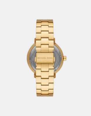 Asos Michael Kors Men's Blake Three-hand Date Gold-tone Stainless Steel Watch - GOLD