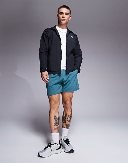 Asos New Balance Athletics Packable Jacket In Black