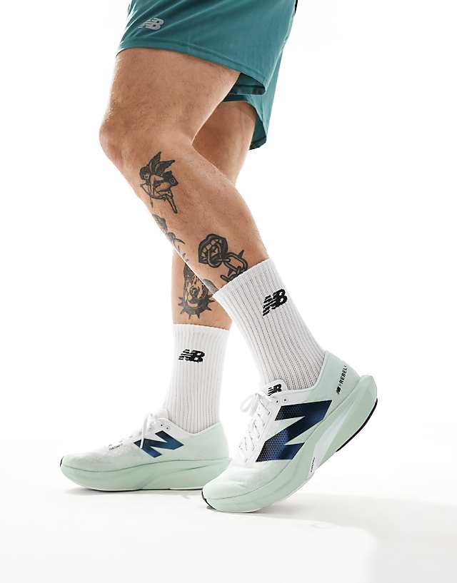 asos New Balance Fuelcell Rebel V4 running trainers in grey