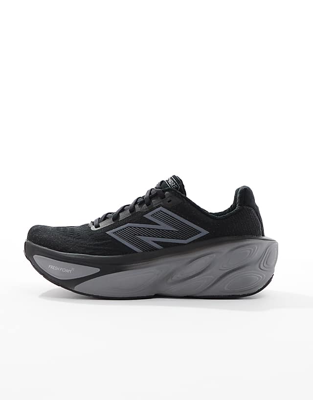 Asos New Balance More Running Trainers In Black And White