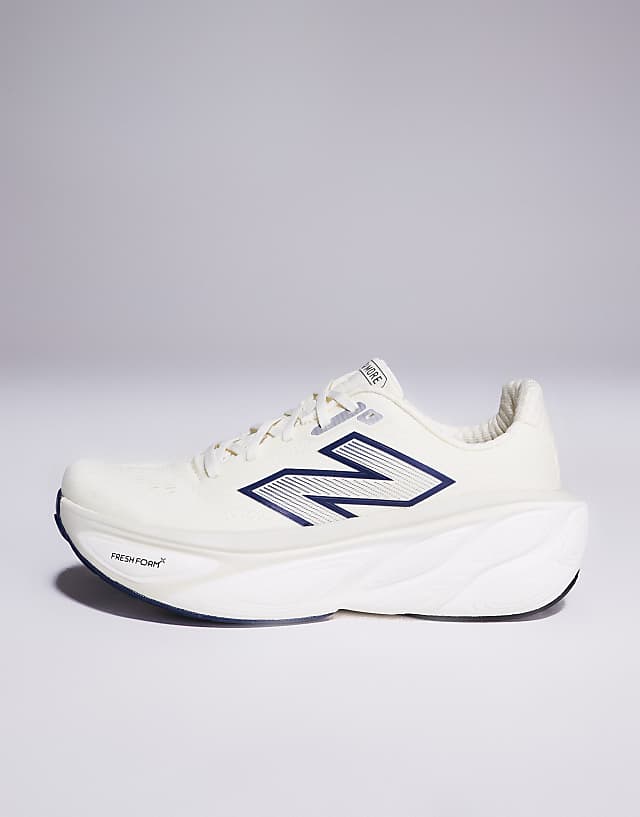 Asos New Balance More Running Trainers In Off White