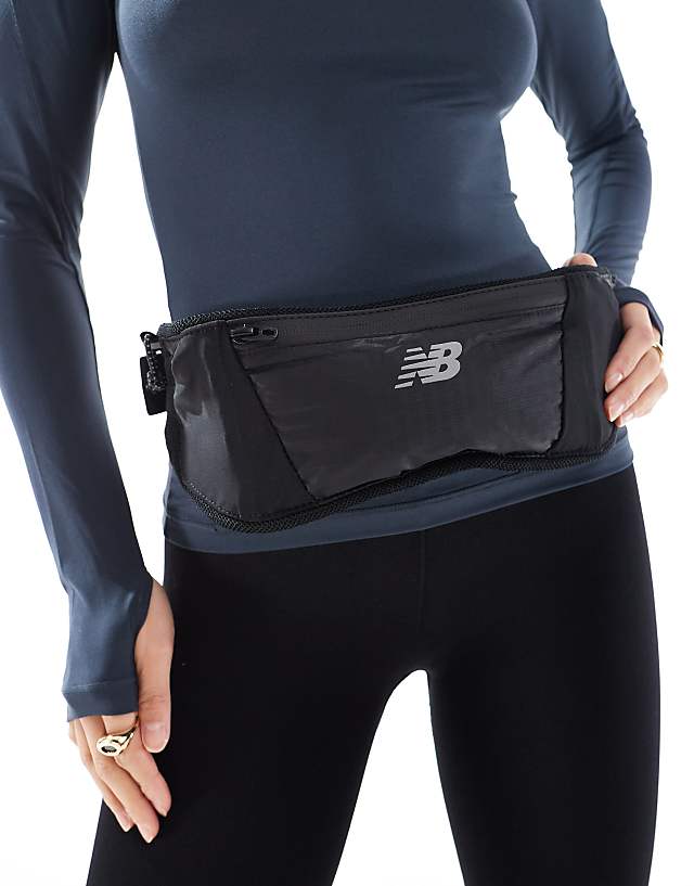 asos New Balance performance accessories belt in black