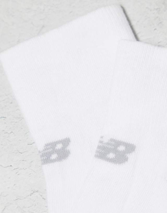Asos New Balance Performance Ankle Sock 6 Pack In White