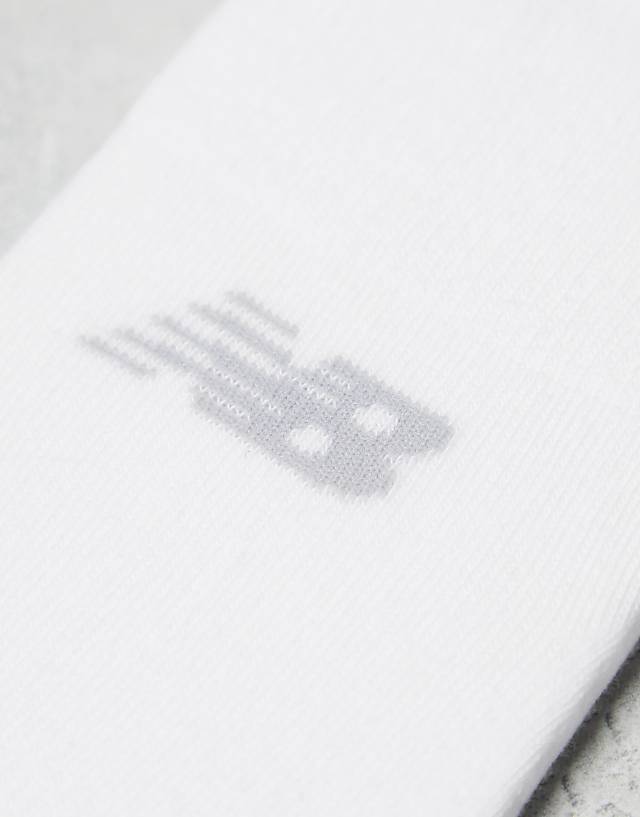 Asos New Balance Performance Ankle Sock 6 Pack In White