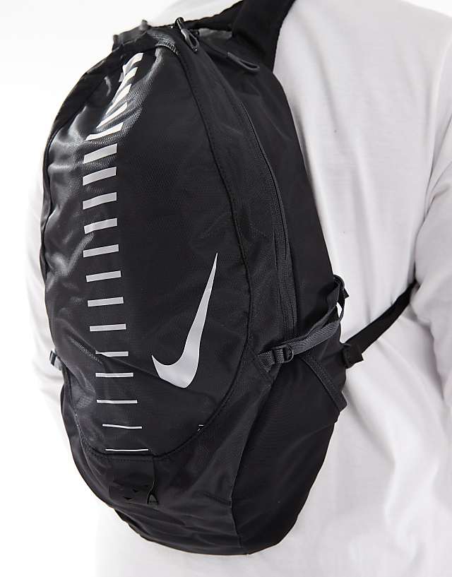 Asos Nike Commuter Backpack 15 L In Black And Silver