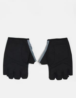 Asos Nike Essential 2.0 Training Fitness Gloves In Cool Grey