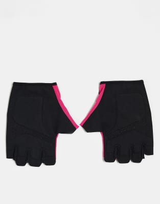 Asos Nike Essential 2.0 Training Fitness Gloves In Vivid Pink