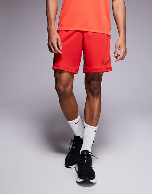 Asos Nike Football Academy 25 Dri-FIT Shorts In Red