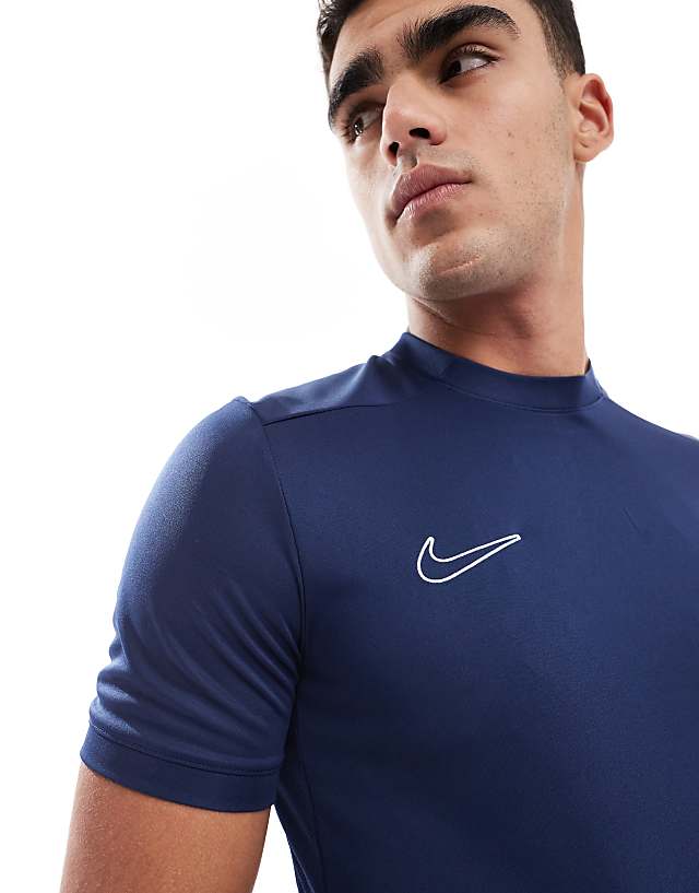 Asos Nike Football Academy 25 Dri-FIT T-shirt In Navy