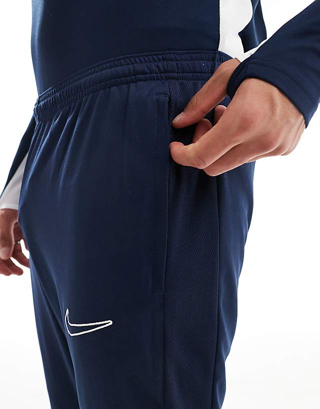 Asos Nike Football Academy Dri-FIT Panelled Joggers In Navy