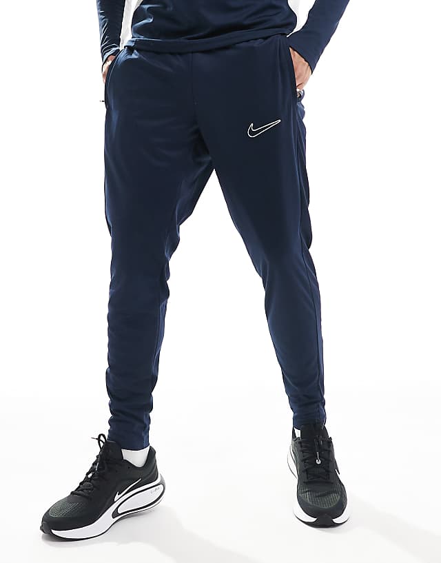 asos Nike Football Academy Dri-FIT panelled joggers in navy