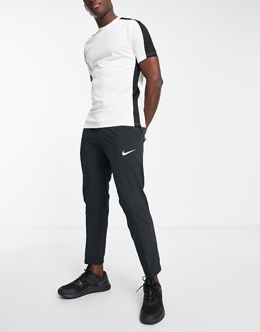 Asos Nike Football Academy Dri-FIT Panelled T-shirt In White