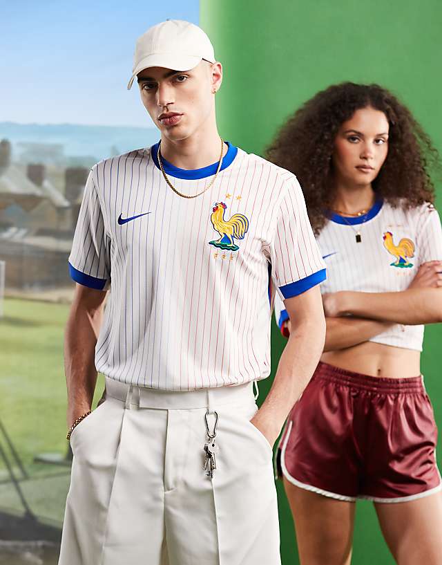 asos Nike Football Euro 2024 France Stadium away jersey in white