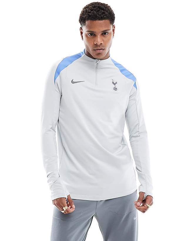 asos Nike Football Tottenham Hotspur FC Dri-FIT strike drill top in grey