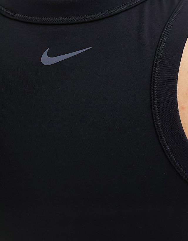Asos Nike One Training Dri-FIT Cropped Vest In Black