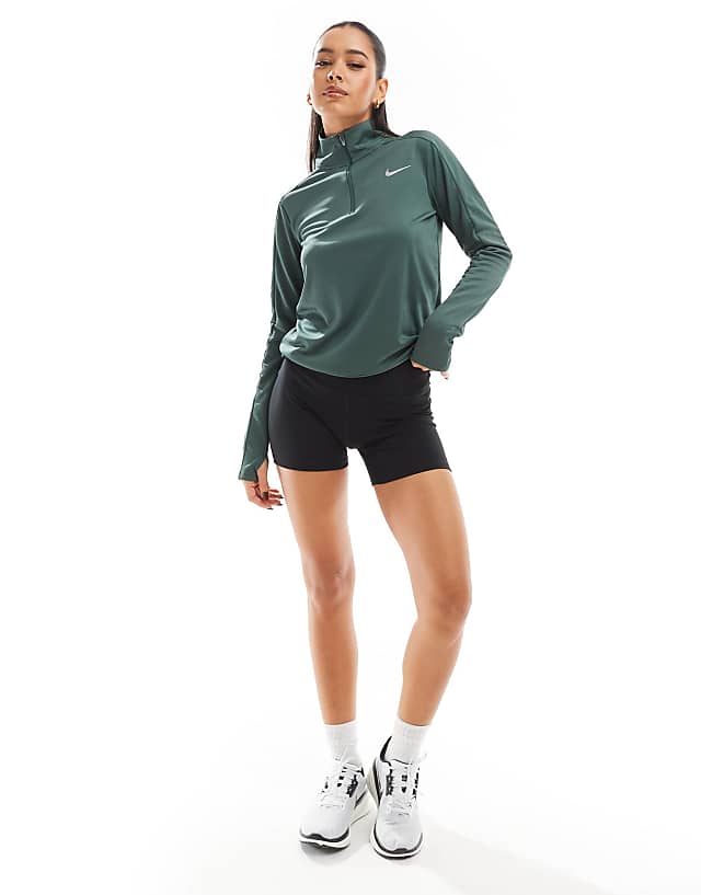 asos Nike One Training Dri-FIT high waisted 5 inch shorts in black