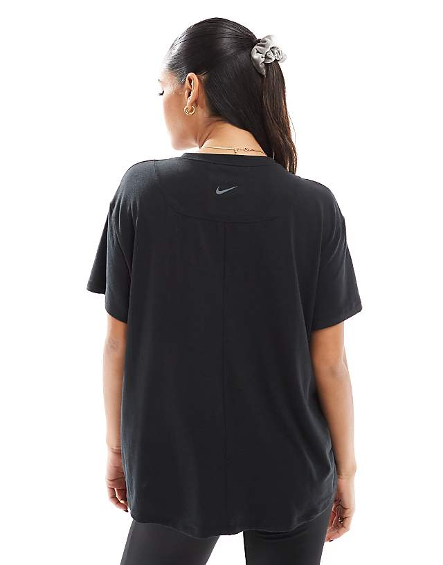 Asos Nike One Training Dri-FIT Relaxed T-shirt In Black