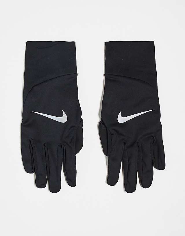 asos Nike Pacer lightweight running gloves in black