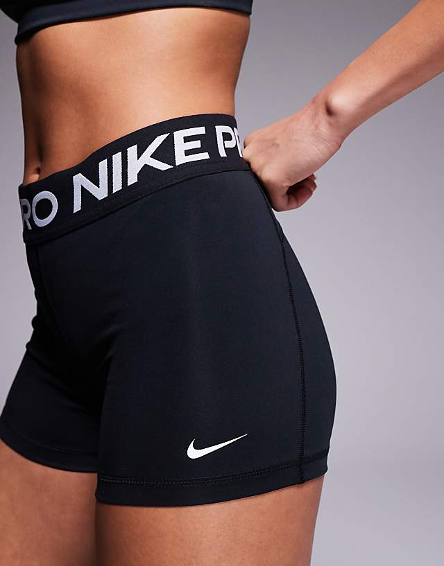 Asos Nike Pro Training 365 3 Inch Legging Shorts In Black