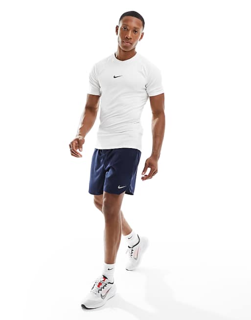 Asos Nike Pro Training Dri-FIT Muscle Fit T-shirt In White