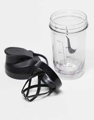 Asos Nike Recharge Shaker Bottle 16 Oz In Clear And Black
