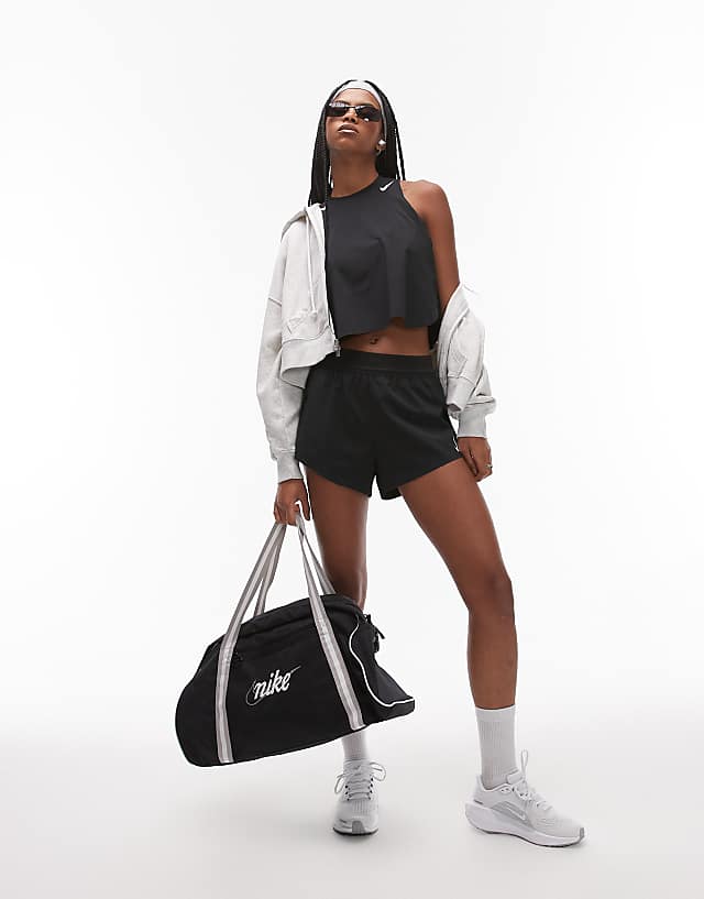 Asos Nike Running Aeroswift Dri-FIT Plisse Vest In Black