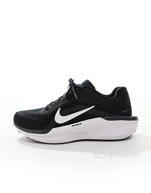 Asos Nike Running Air Winflo 11 Trainers In Black And White