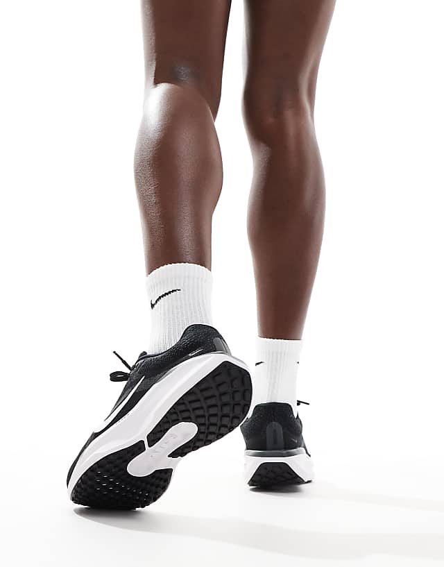 Asos Nike Running Air Winflo 11 Trainers In Black And White