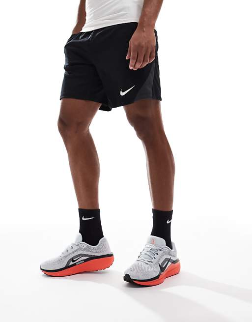 Asos Nike Running Air Winflo 11 Trainers In Grey And Red