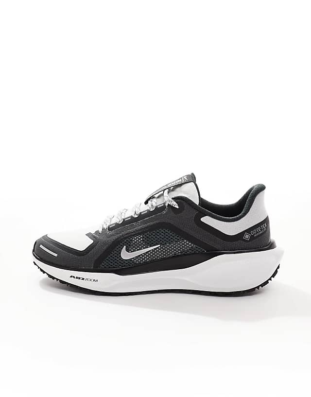 Asos Nike Running Air Zoom Pegasus 41 GORE-TEX Trainers In Black And White