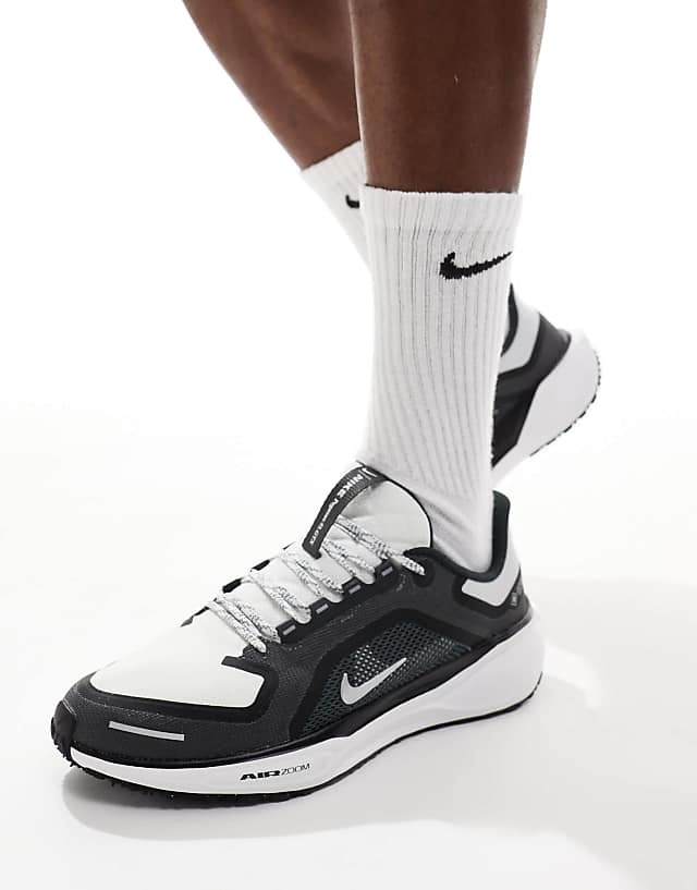 asos Nike Running Air Zoom Pegasus 41 GORE-TEX trainers in black and white