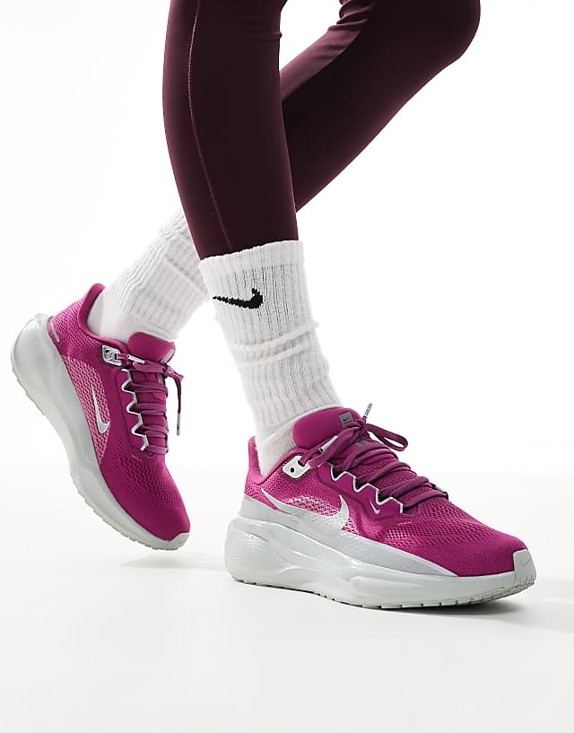 asos Nike Running Air Zoom Pegasus 41 Premium trainers in purple and silver