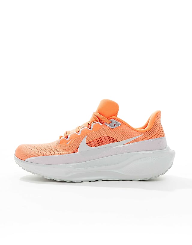 Asos Nike Running Air Zoom Pegasus 41 Premium Trainers In Orange And Silver