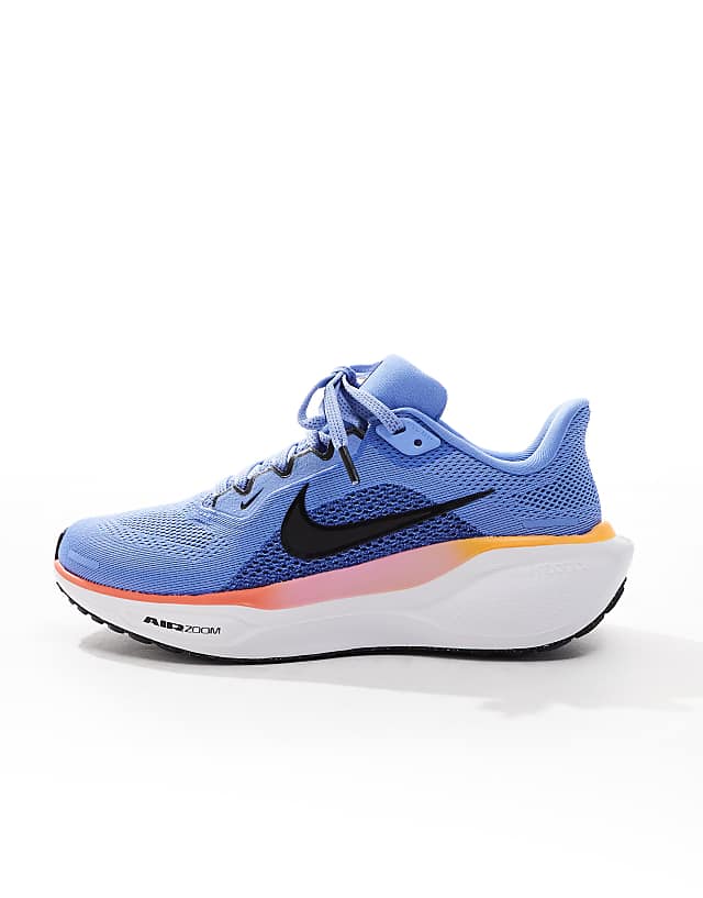 Asos Nike Running Air Zoom Pegasus 41 Trainers In Blue And Orange