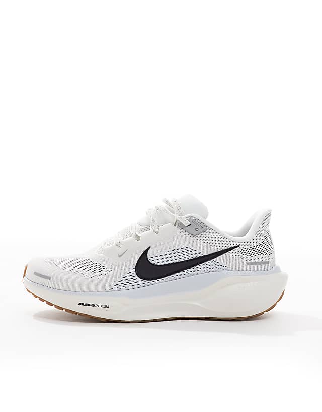Asos Nike Running Air Zoom Pegasus 41 Trainers In Cream And Blue