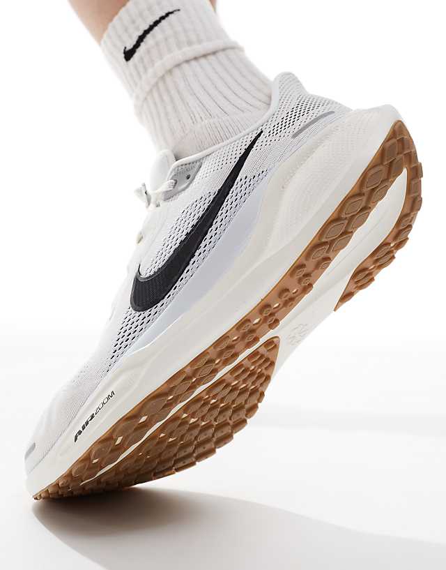 Asos Nike Running Air Zoom Pegasus 41 Trainers In Cream And Blue