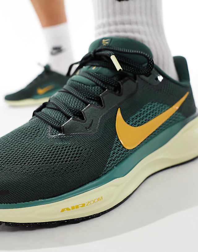 Asos Nike Running Air Zoom Pegasus 41 Trainers In Green And Yellow