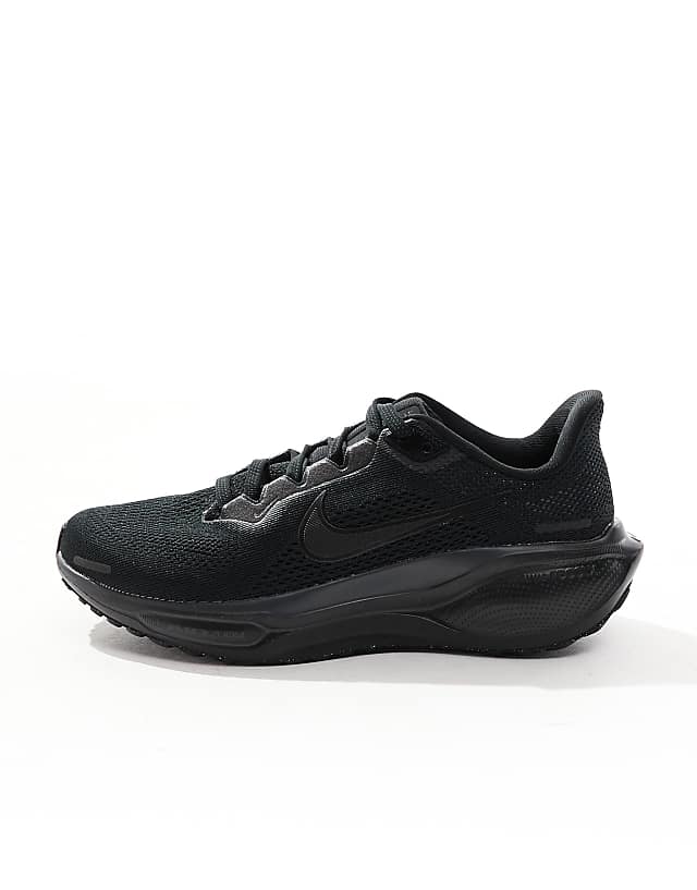 Asos Nike Running Air Zoom Pegasus 41 Trainers In Triple Black