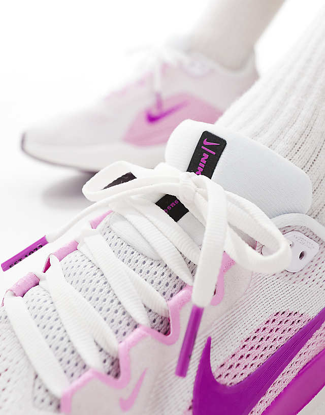 Asos Nike Running Air Zoom Pegasus 41 Trainers In White And Purple