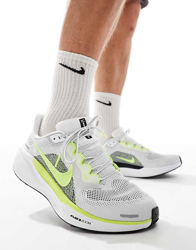 Asos Nike Running Air Zoom Pegasus 41 Trainers In White And Yellow