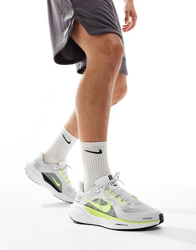 asos Nike Running Air Zoom Pegasus 41 trainers in white and yellow