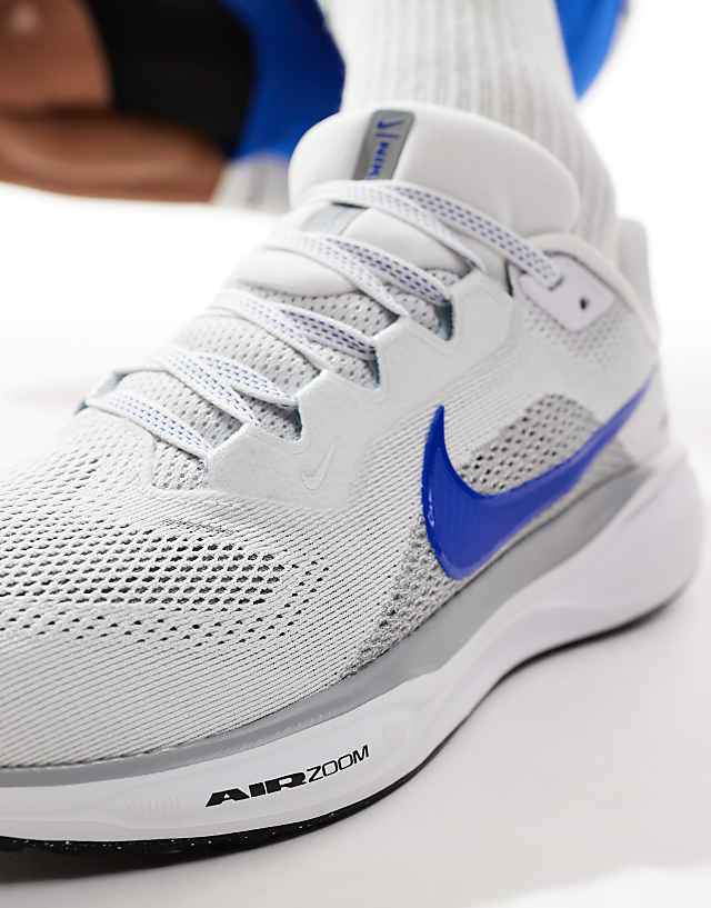 Asos Nike Running Air Zoom Pegasus 41 Trainers In White And Blue