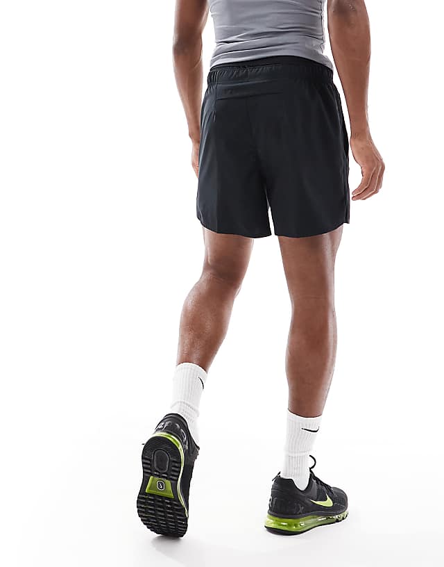 Asos Nike Running Challenger Dri-FIT 5 Inch 2 In 1 Shorts In Black