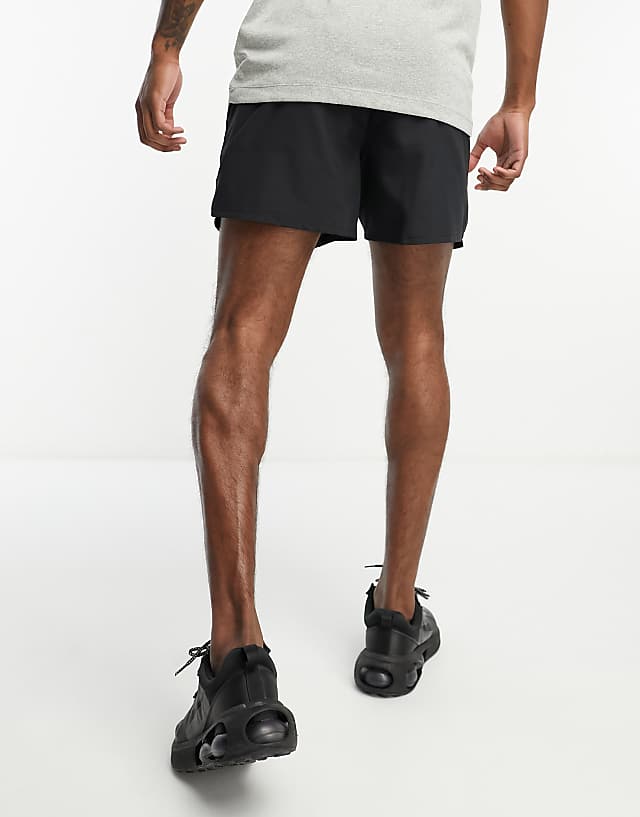 Asos Nike Running Challenger Dri-FIT 5 Inch Shorts In Black