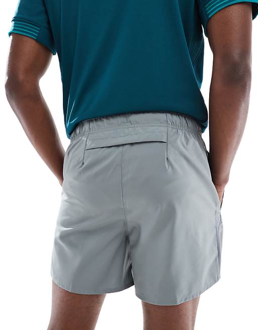 Asos Nike Running Challenger Dri-FIT 5 Inch Shorts In Grey