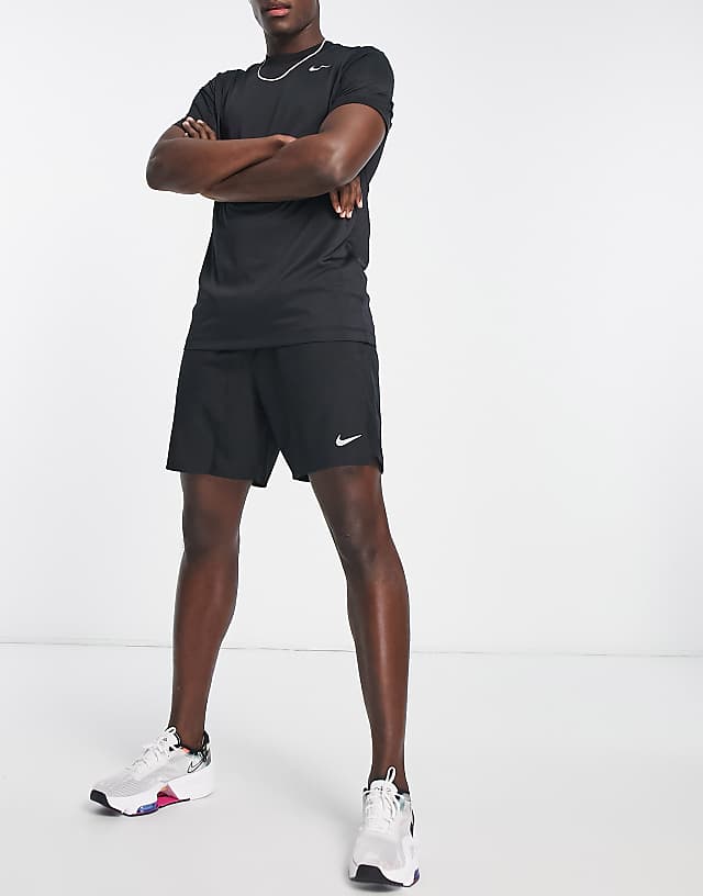 Asos Nike Running Challenger Dri-FIT 7 Inch 2 In 1 Shorts In Black