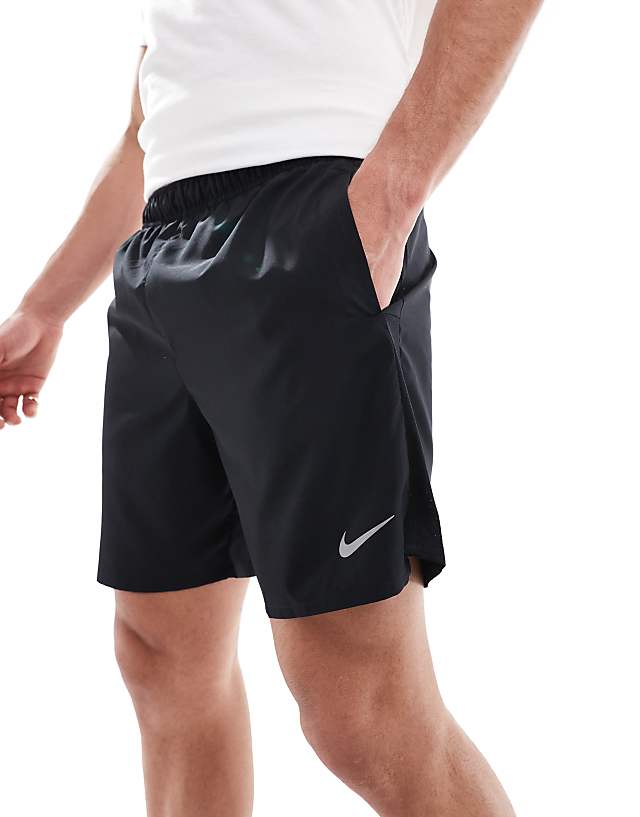 Asos Nike Running Challenger Dri-FIT 7 Inch Shorts In Black