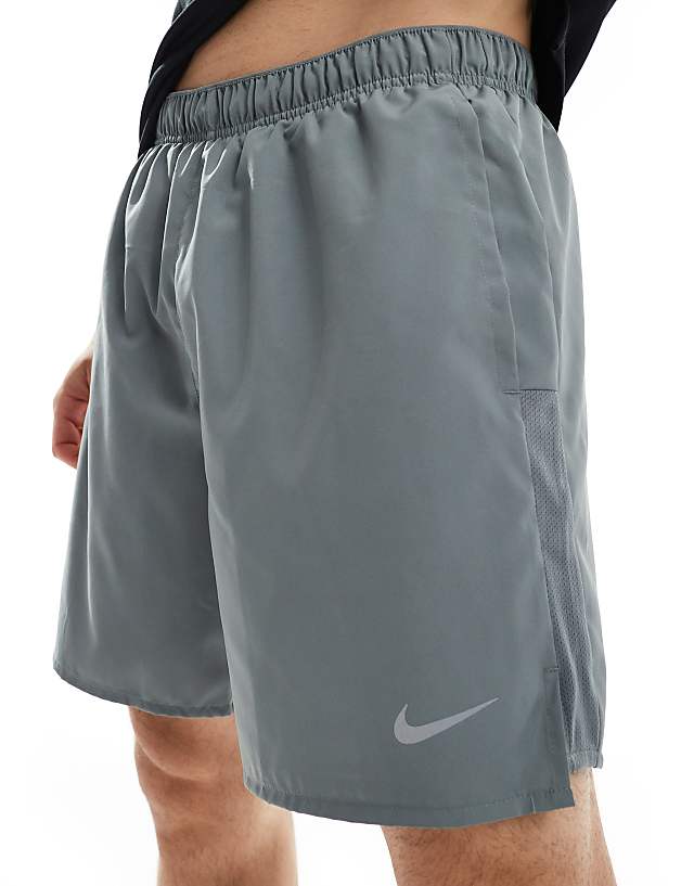 Asos Nike Running Challenger Dri-FIT 7 Inch Shorts In Grey